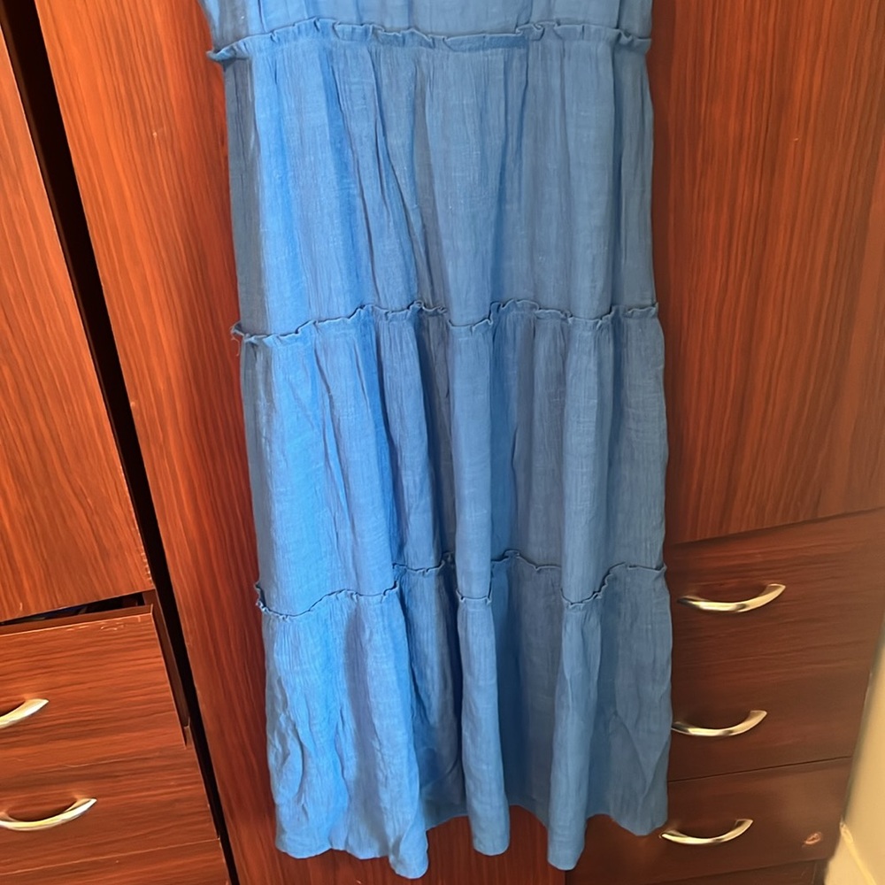 Blue flowy dress - Picture 3 of 5